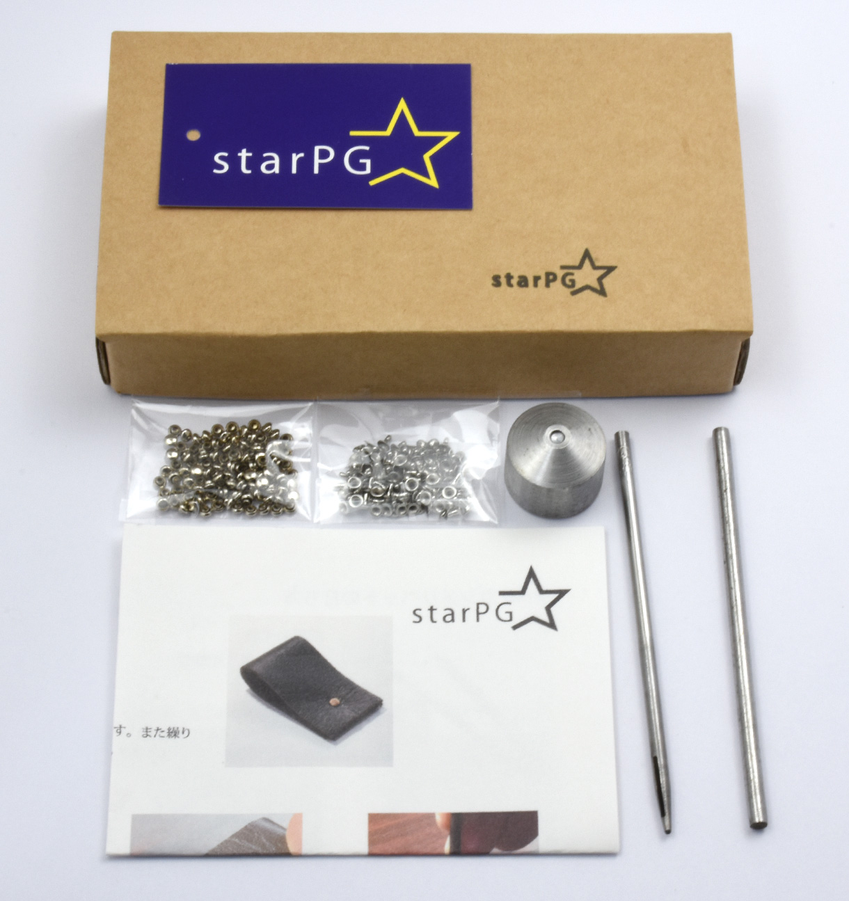 starPG ミニチュア 片面 カシメ リベット 3mm 100個 ドール starPG ミニチュア 片面 カシメ リベット 3mm 100個 ドール